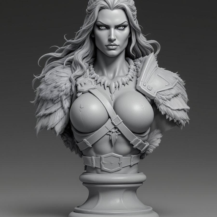 Warrior bust
