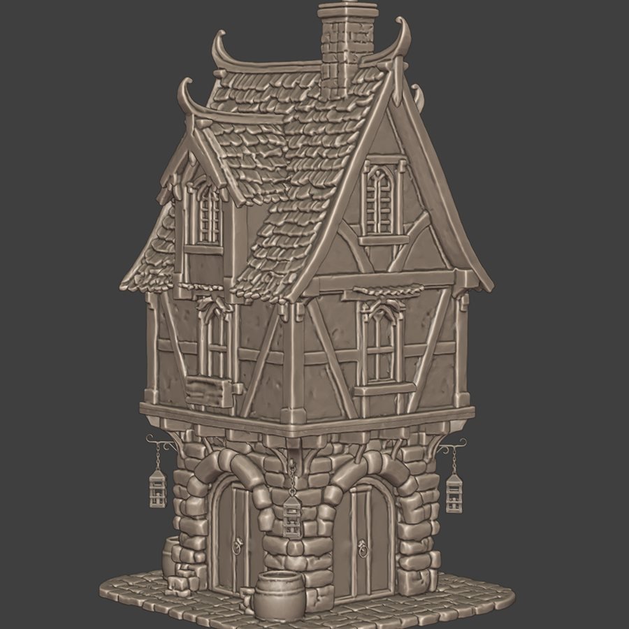 Timber-frame house