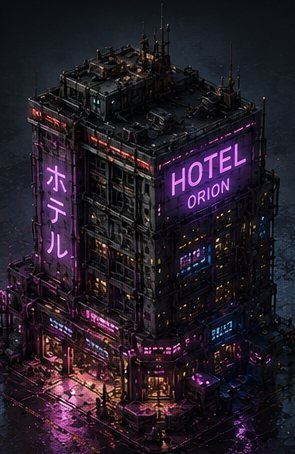 Hotel Orion building artboard