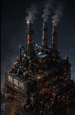 Power plant building artboard