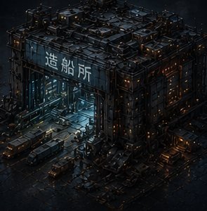 Shipyard building artboard