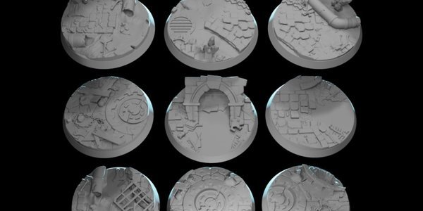 Magnet base toppers in nine sizes